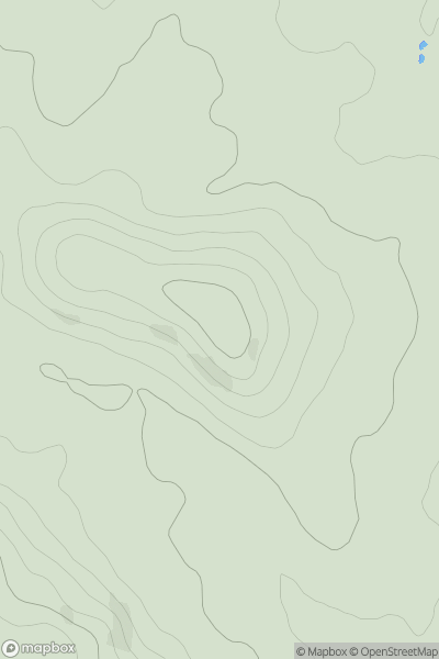 Thumbnail image for Lodge Hill [Central and Eastern England] [SP793000] showing contour plot for surrounding peak